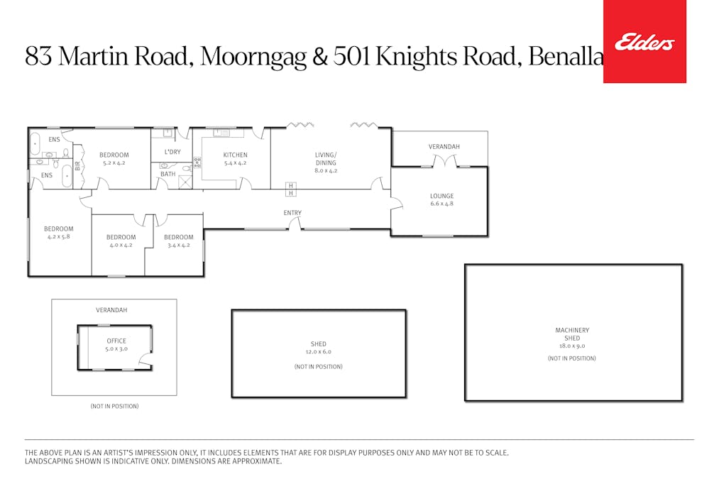 83 Martin Road, Moorngag, VIC, 3673 - Floorplan 2
