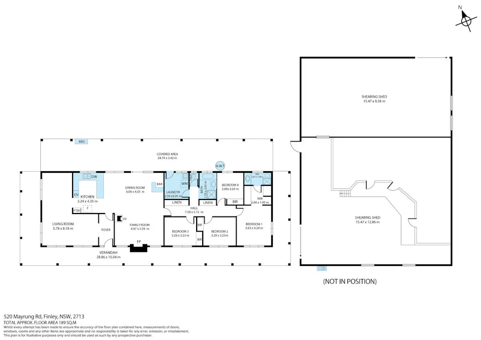 520 Mayrung Road, Finley, NSW, 2713 - Floorplan 1