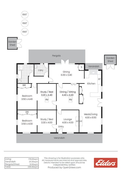7831 Horrocks Highway, Penwortham, SA, 5453 - Floorplan 1