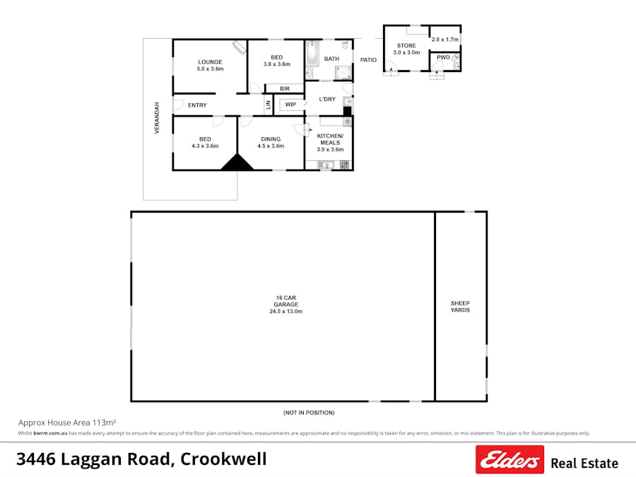 3446 Laggan Road, Crookwell, NSW, 2583 - Floorplan 1
