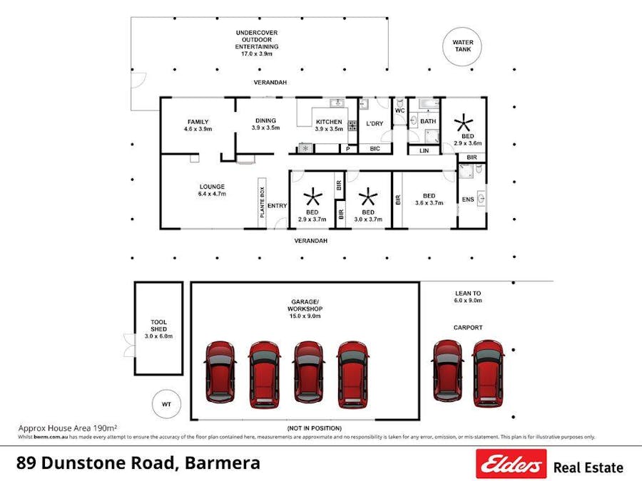 89 Dunstone Road, Barmera, SA, 5345 - Floorplan 1