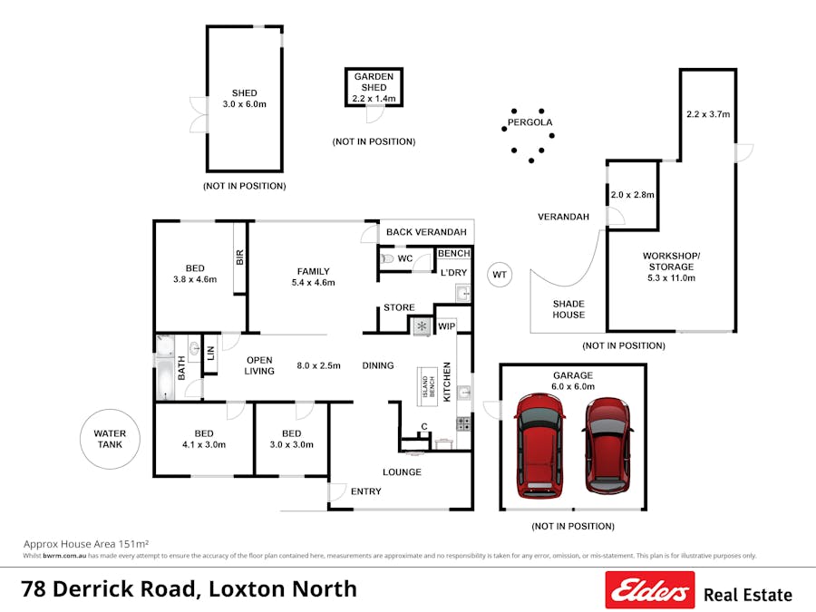 78 Derrick Road, Loxton, SA, 5333 - Floorplan 1