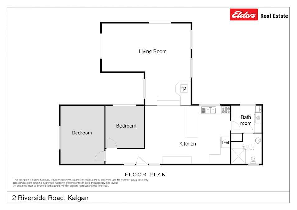 2 Riverside Road, Kalgan, WA, 6330 - Floorplan 1