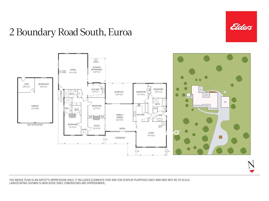2 Boundary Road South Road, Euroa, VIC, 3666 - Floorplan 1