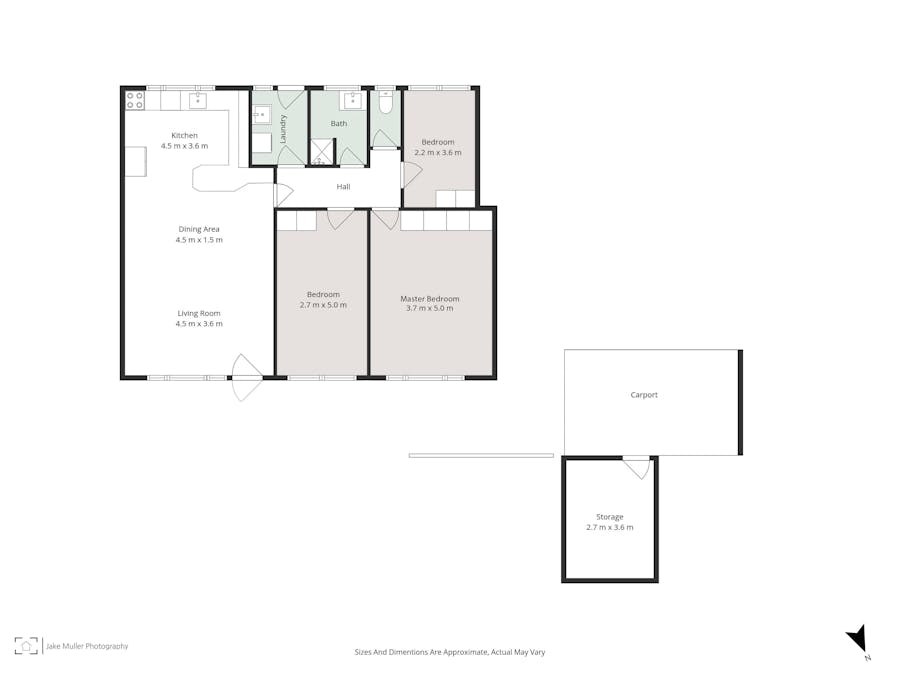 2/23 Elizabeth Street, Mount Gambier, SA, 5290 - Floorplan 1
