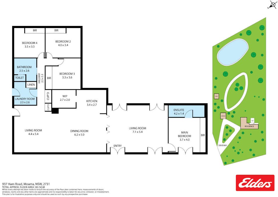 937 Ham Road, Moama, NSW, 2731 - Floorplan 1