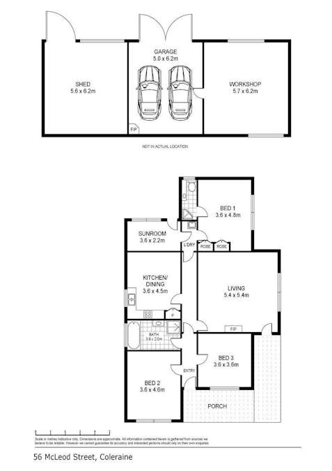 56  McLeod Street, Coleraine, VIC, 3315 - Floorplan 1