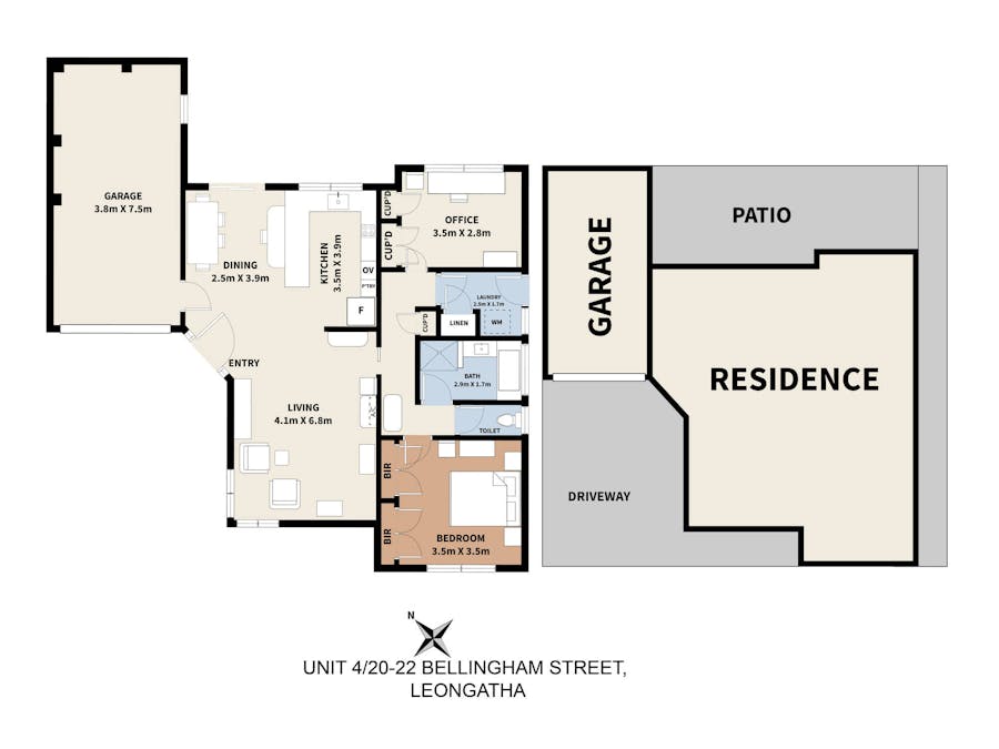 4/20 Bellingham Street, Leongatha, VIC, 3953 - Floorplan 1