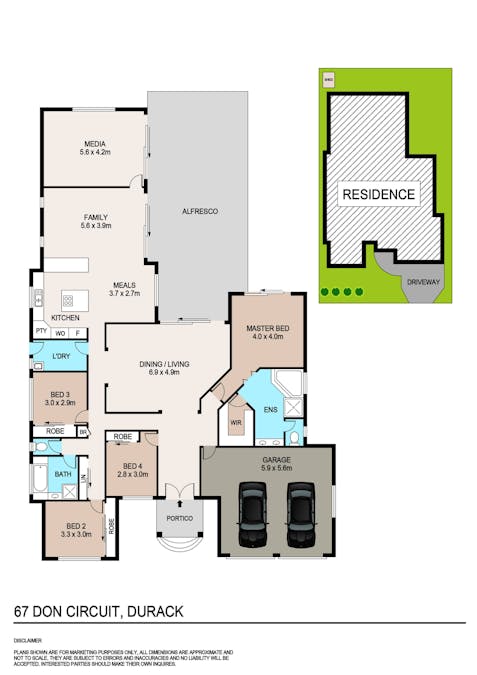 67 Don Circuit, Durack, NT, 0830 - Floorplan 1