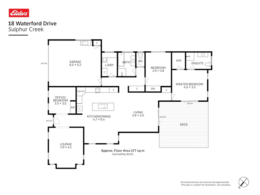 18 Waterford Drive, Sulphur Creek, TAS, 7316 - Floorplan 1