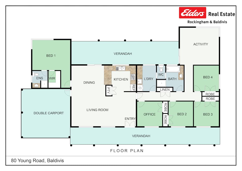 80 Young Road, Baldivis, WA, 6171 - Floorplan 1