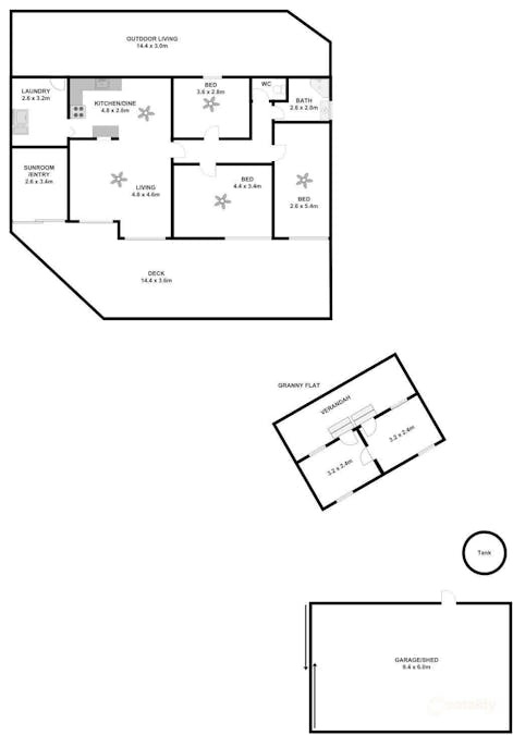 2 McKenzie Street, Denial Bay, SA, 5690 - Floorplan 1