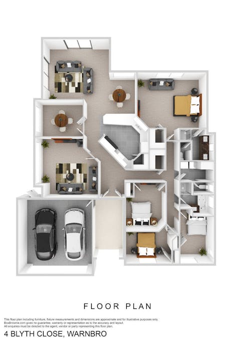 4 Blyth Close, Warnbro, WA, 6169 - Floorplan 1