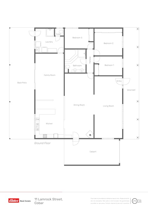 11 Lamrock Street, Cobar, NSW, 2835 - Floorplan 1