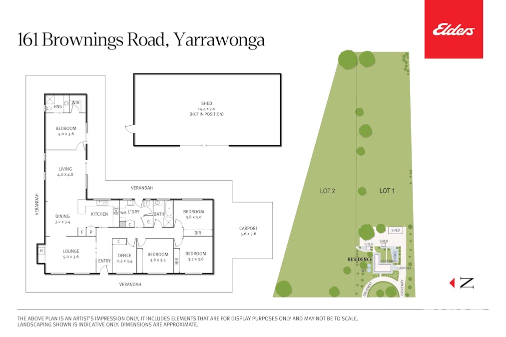 161 Brownings Road, Yarrawonga, VIC, 3730 - Floorplan 1