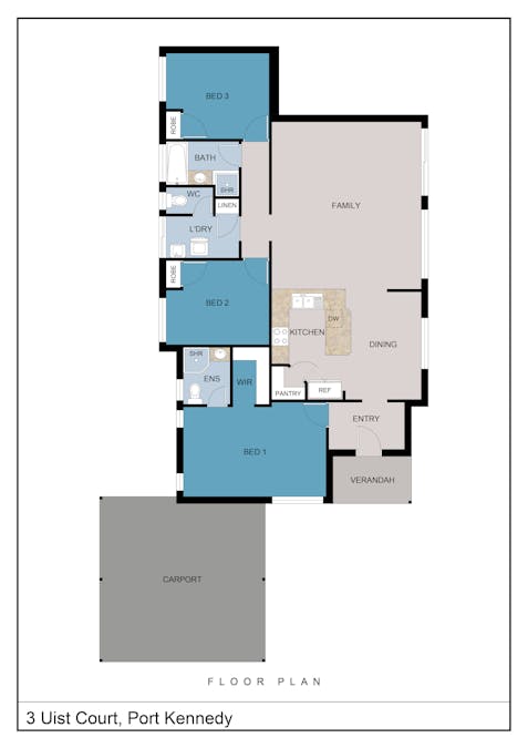 3 Uist Court, Port Kennedy, WA, 6172 - Floorplan 1