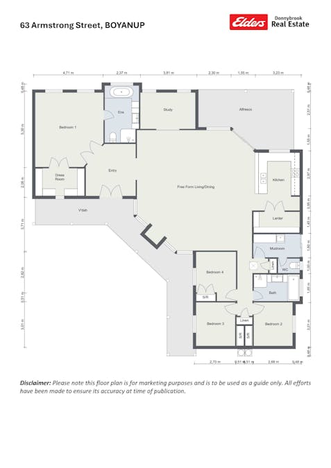 63 Armstrong Street, Boyanup, WA, 6237 - Floorplan 1