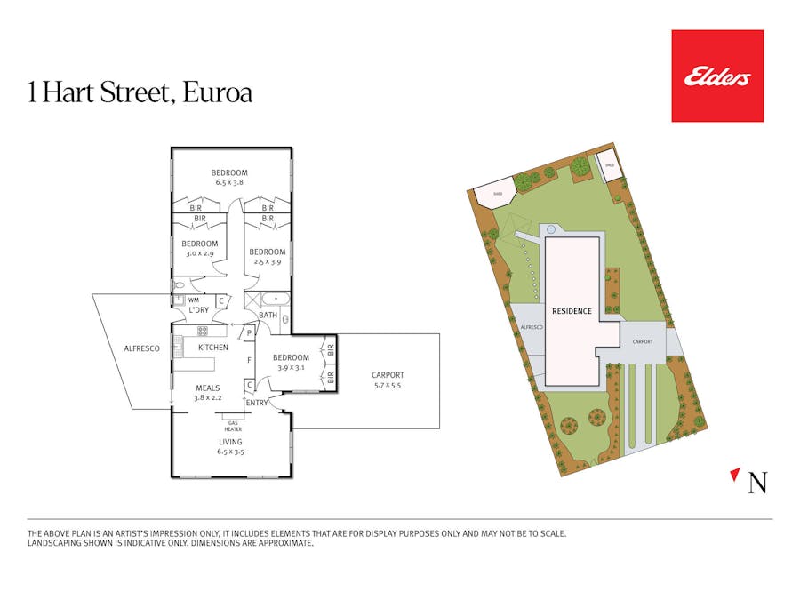 1 Hart Street, Euroa, VIC, 3666 - Floorplan 1