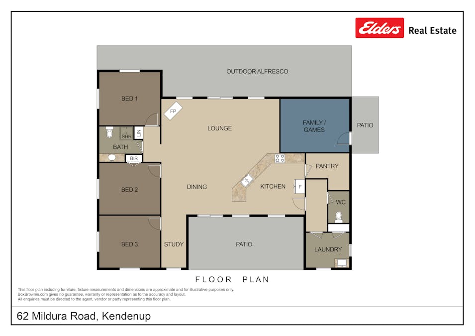 62 Mildura Road, Kendenup, WA, 6323 - Floorplan 1