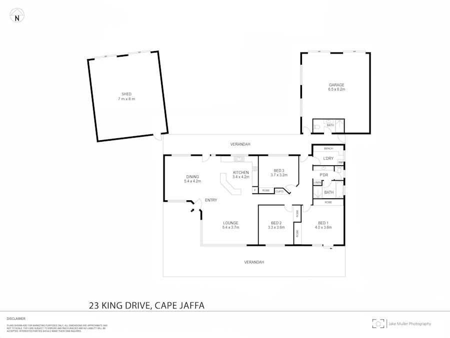 23 King Drive, Cape Jaffa, SA, 5275 - Floorplan 1