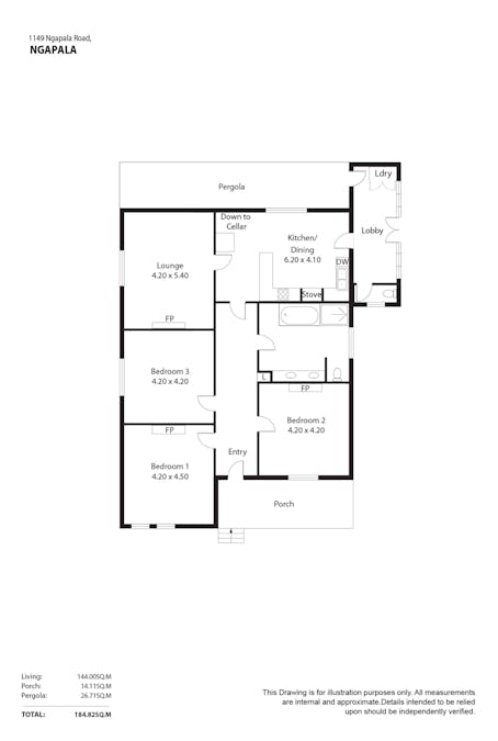 1149 Ngapala Road, Ngapala, SA, 5374 - Floorplan 2