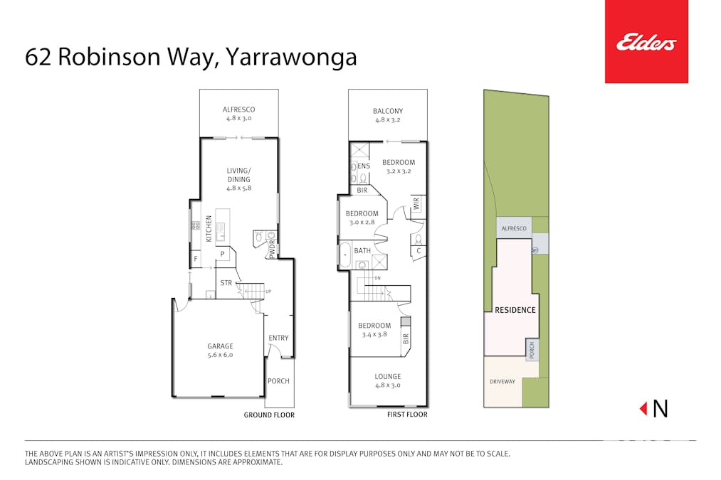 62 Robinson Way, Yarrawonga, VIC, 3730 - Floorplan 1