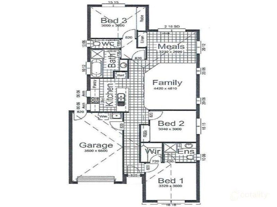 15 Dawn Street, Whyalla Stuart, SA, 5608 - Floorplan 1