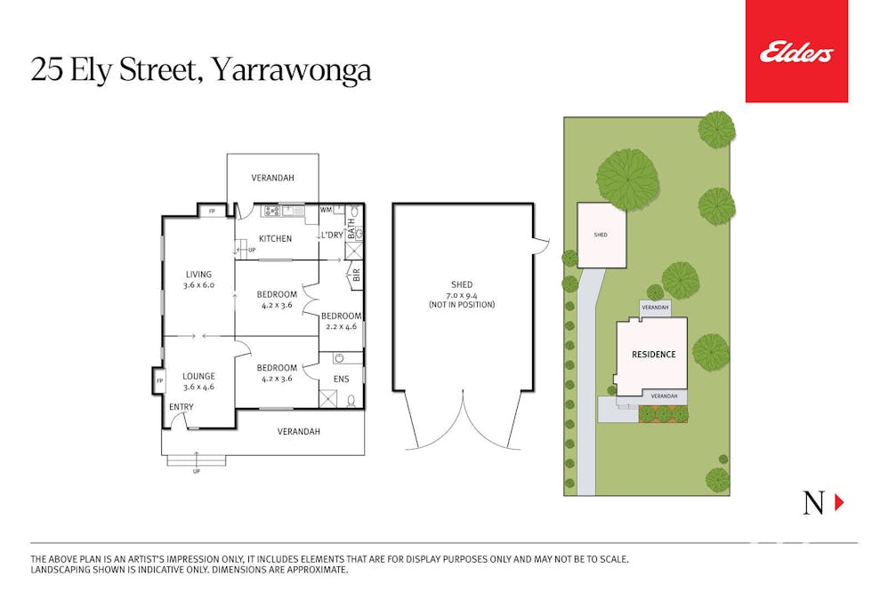 25 Ely Street, Yarrawonga, VIC, 3730 - Floorplan 1