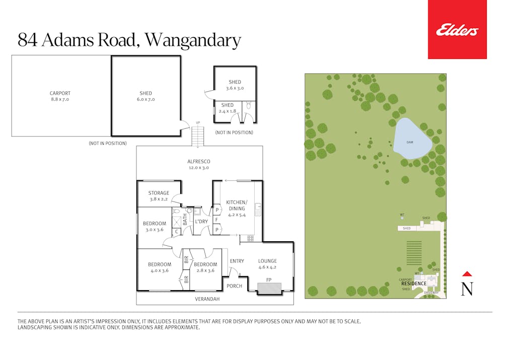 84 Adams Road, Wangandary, VIC, 3678 - Floorplan 1