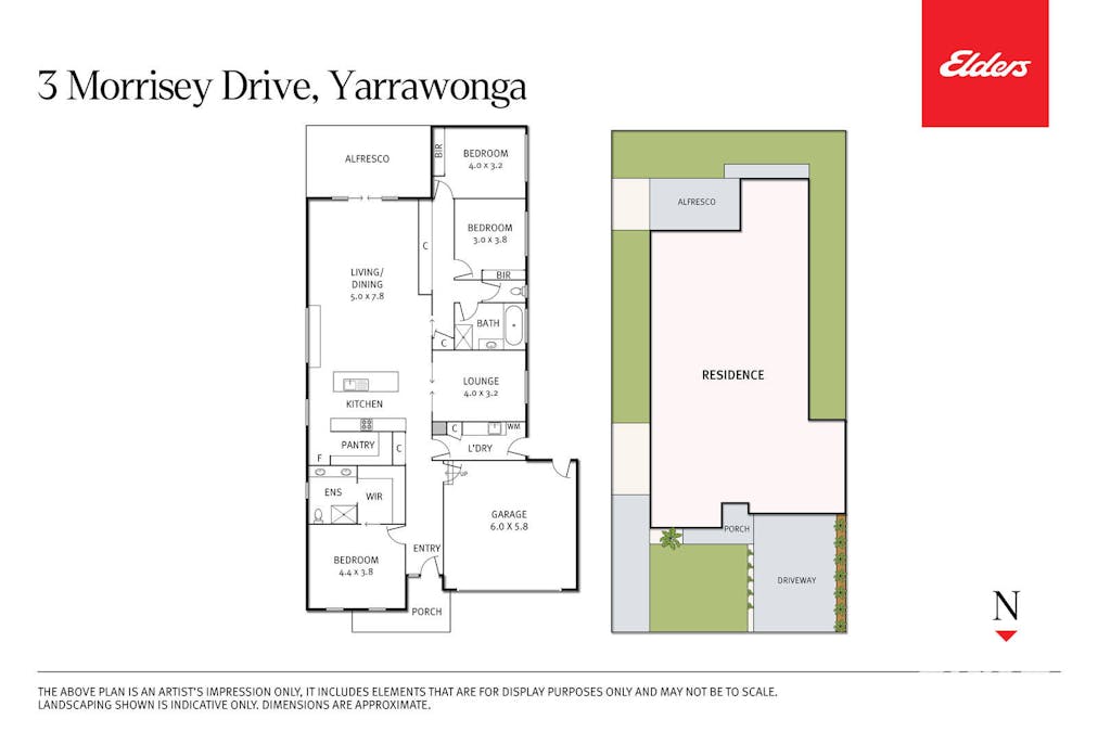3 Morrisey Drive, Yarrawonga, VIC, 3730 - Floorplan 1