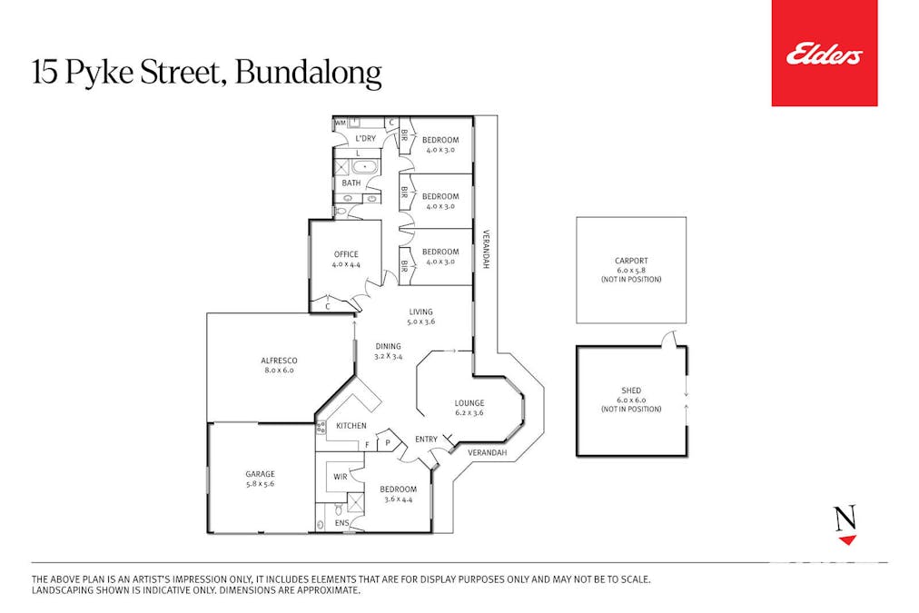 15 Pyke Street, Bundalong, VIC, 3730 - Floorplan 1