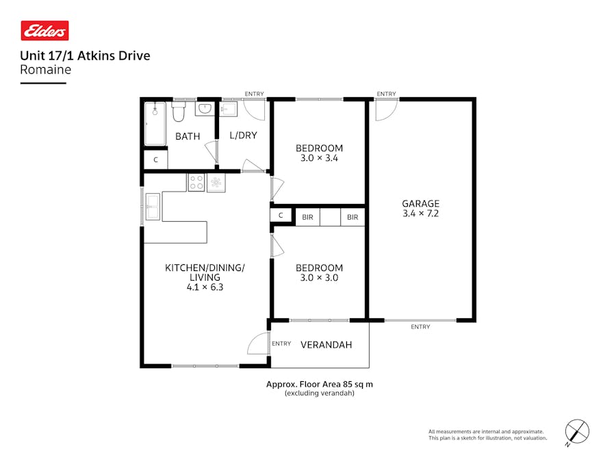 6,17,19,20/21/1 Atkins Drive, Romaine, TAS, 7320 - Floorplan 1