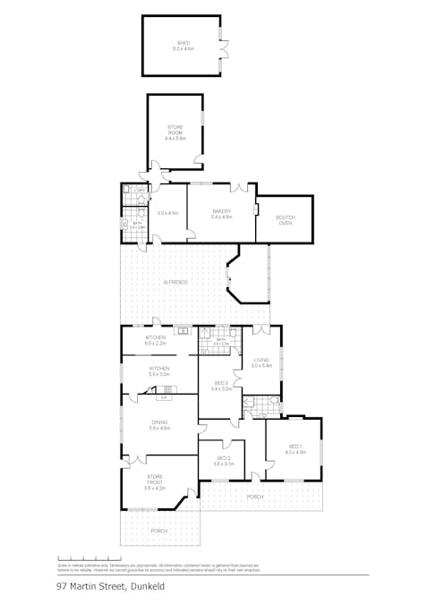 97  Martin Street, Dunkeld, VIC, 3294 - Floorplan 1