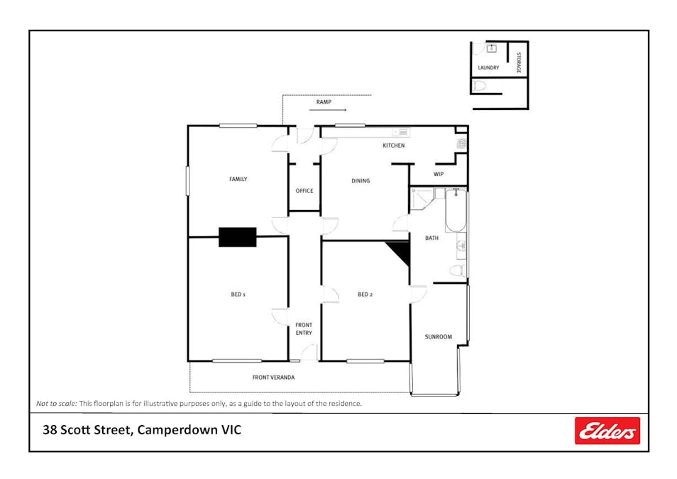 38 Scott Street, Camperdown, VIC, 3260 - Floorplan 1
