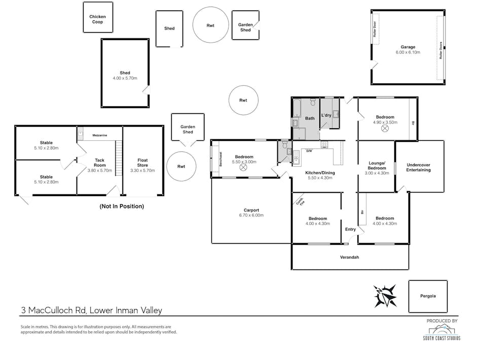 3 Macculloch Road, Lower Inman Valley, SA, 5211 - Floorplan 1