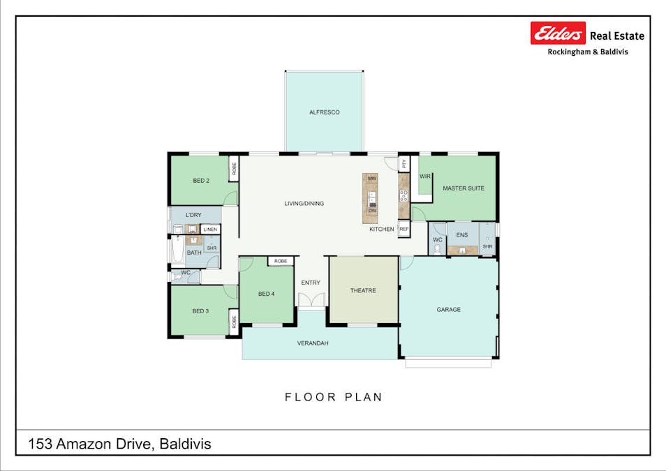 153 Amazon Drive, Baldivis, WA, 6171 - Floorplan 1