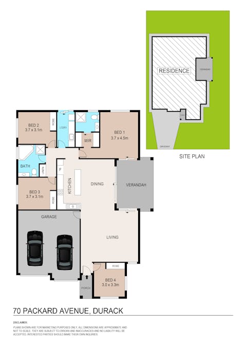70 Packard Avenue, Durack, NT, 0830 - Floorplan 1