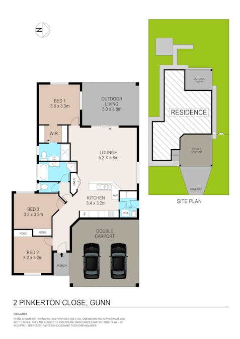 2 Pinkerton Close, Gunn, NT, 0832 - Floorplan 1