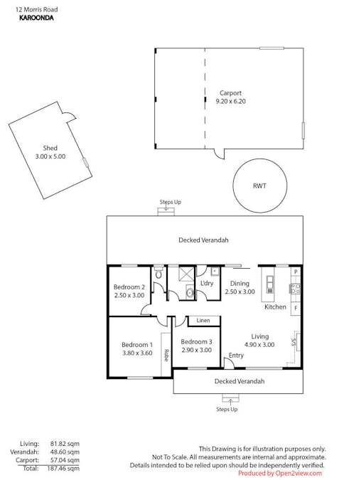 12 Morris Road, Karoonda, SA, 5307 - Floorplan 1