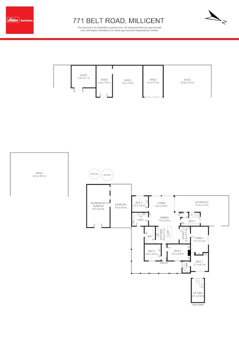 771 Belt Road, Millicent, SA, 5280 - Floorplan 1