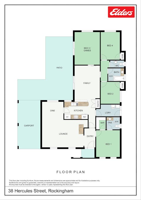 38 Hercules Street, Rockingham, WA, 6168 - Floorplan 1