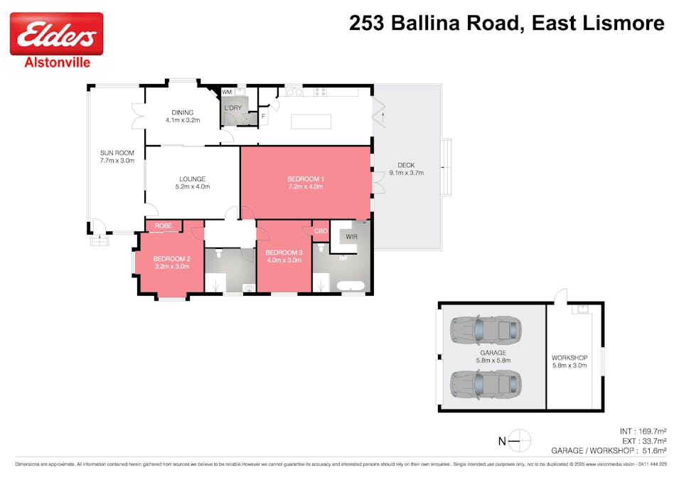253 Ballina Road, East Lismore, NSW, 2480 - Floorplan 1