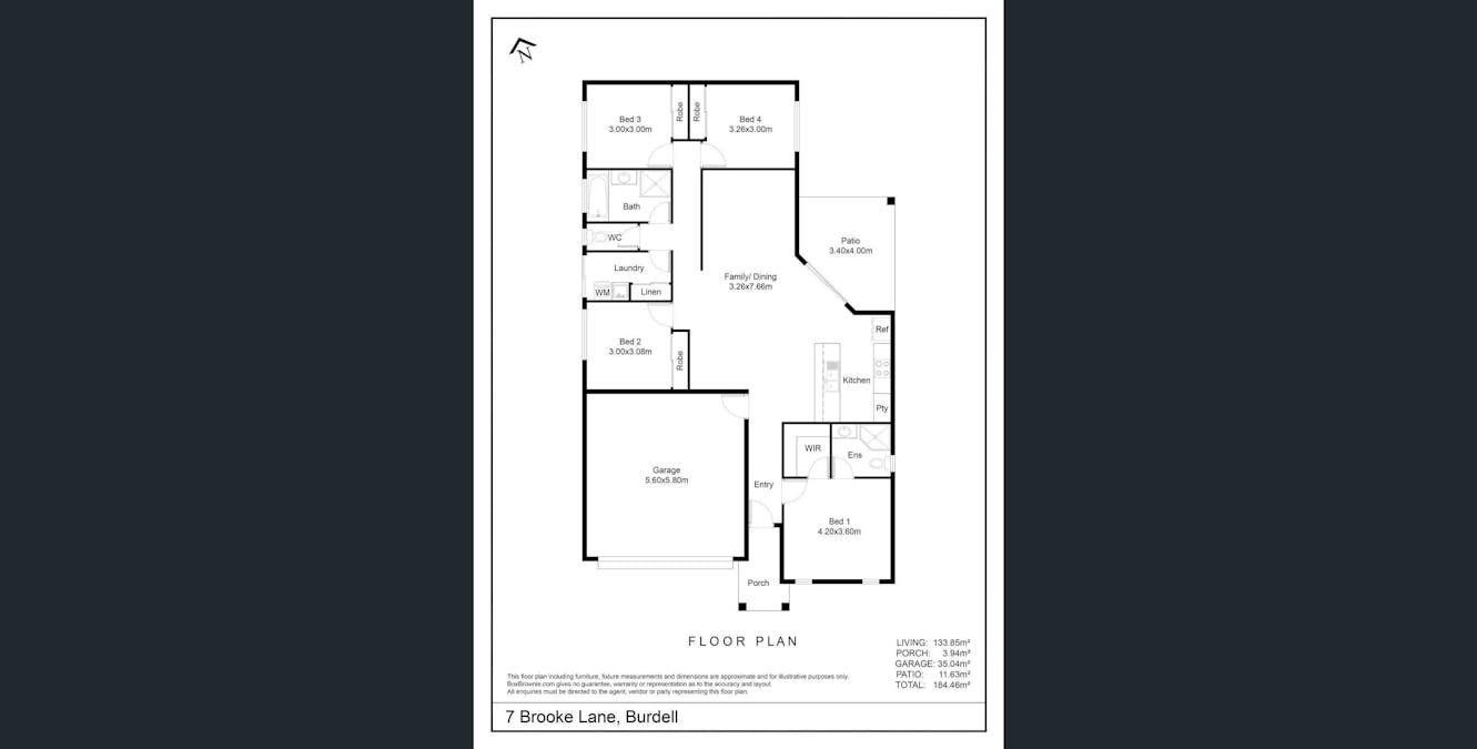 7 Brooke Lane, Burdell, QLD, 4818 - Floorplan 1