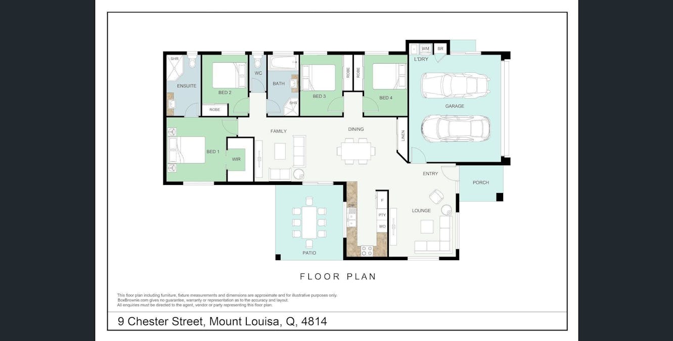 9 Chester Street, Mount Louisa, QLD, 4814 - Floorplan 1