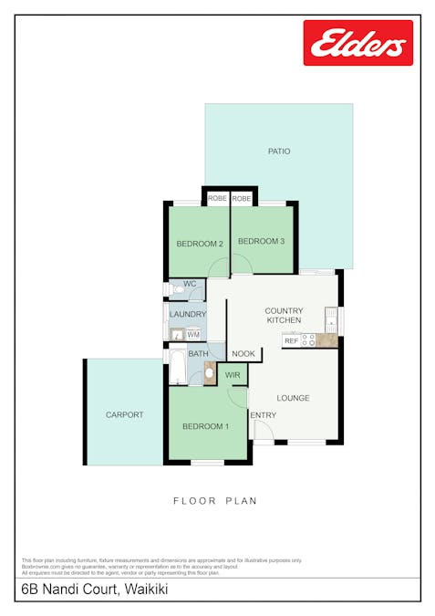 6B Nandi Court, Waikiki, WA, 6169 - Floorplan 1
