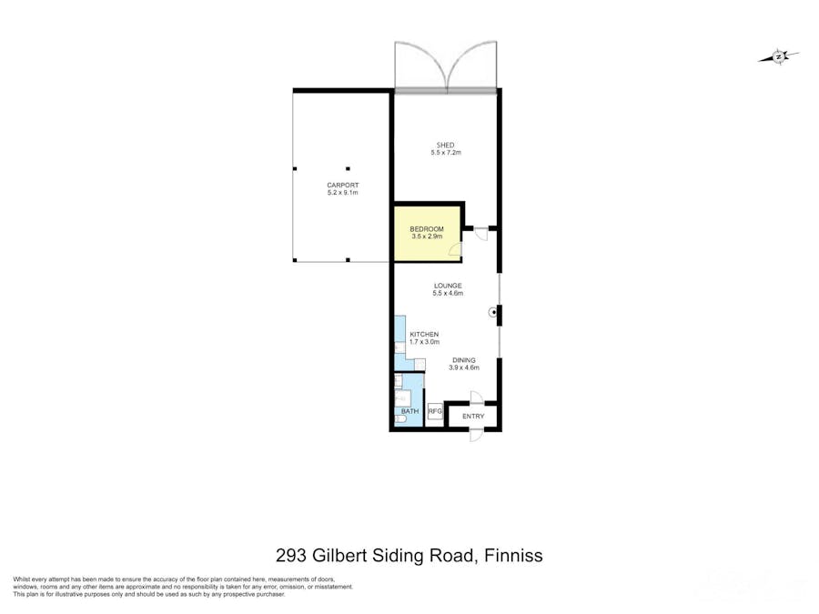293 Gilbert Siding Road, Finniss, SA, 5255 - Floorplan 1