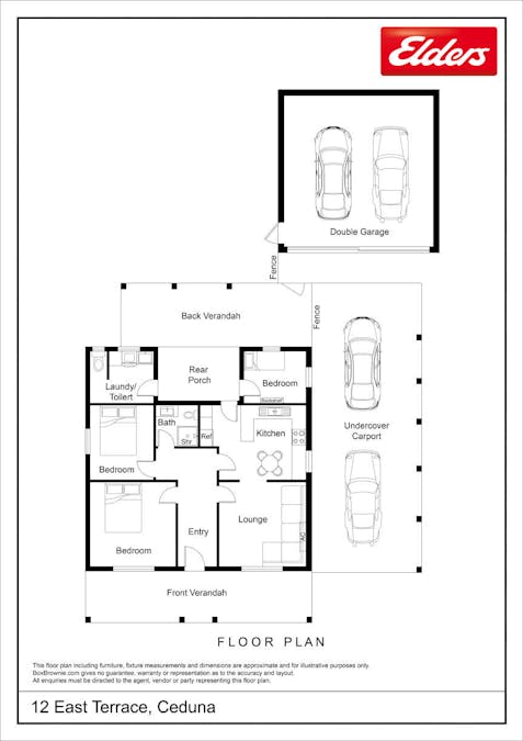 12 East Terrace, Ceduna, SA, 5690 - Floorplan 1