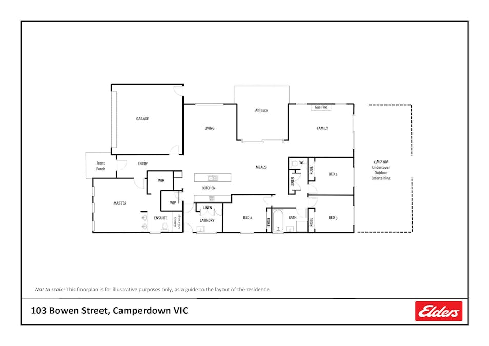 103  Bowen Street, Camperdown, VIC, 3260 - Floorplan 1