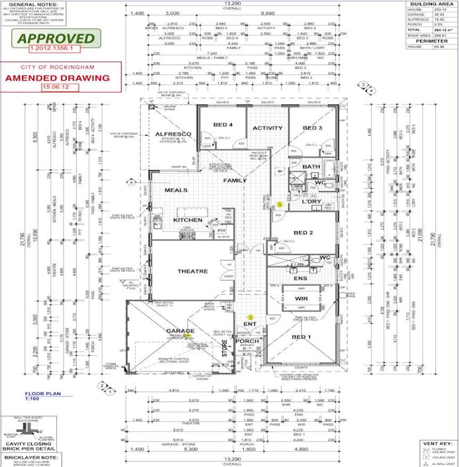 2 Bonnington Way, Baldivis, WA, 6171 - Floorplan 1