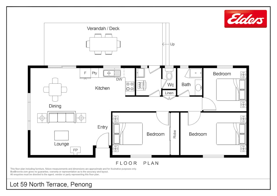 Lot 59 North Terrace, Penong, SA, 5690 - Floorplan 1